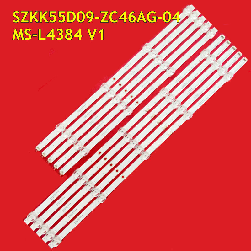 LED TV Backlight Strip for 55F3 Y55 55K9 55SN3 55V5 Y55 LED55G300 A55U1B01 MS-L4384 V1 SZKK55D09-ZC46AG-04