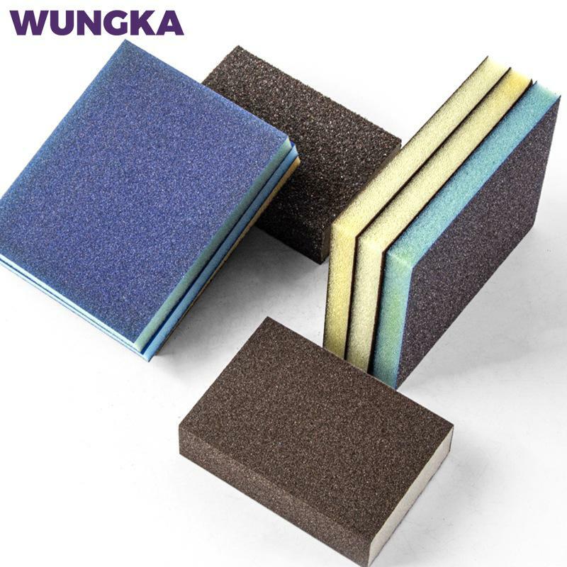 5pcs Sanding Sponge Sandpapers Wet Dry Polishing Grinding Fiberglass Plastic Molding Waterproof Abrasive Tools Papers
