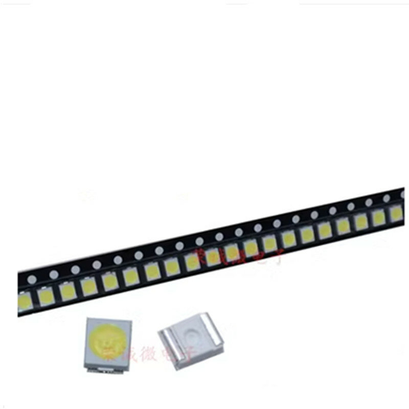 Medidor automático de cuentas de luz blanca, 50 piezas, 3528, 1210 es blanco y luz, modificación de coche, LED SMD