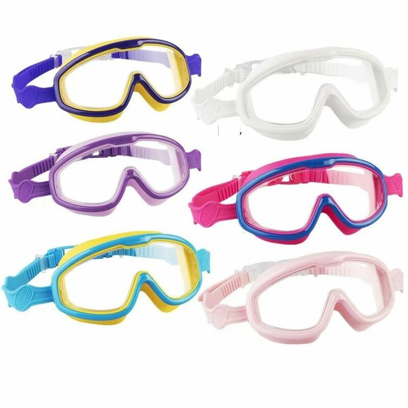Óculos de natação anti-nevoeiro para crianças, sem vazamento de óculos para crianças, acessórios para esportes aquáticos, 8 a 13 anos
