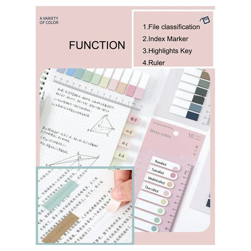 Page Markers Sticky Index Tabs 30 Colors Morandi Memo Stickers Writable And Repositionable File Tabs Flags 3 Packs