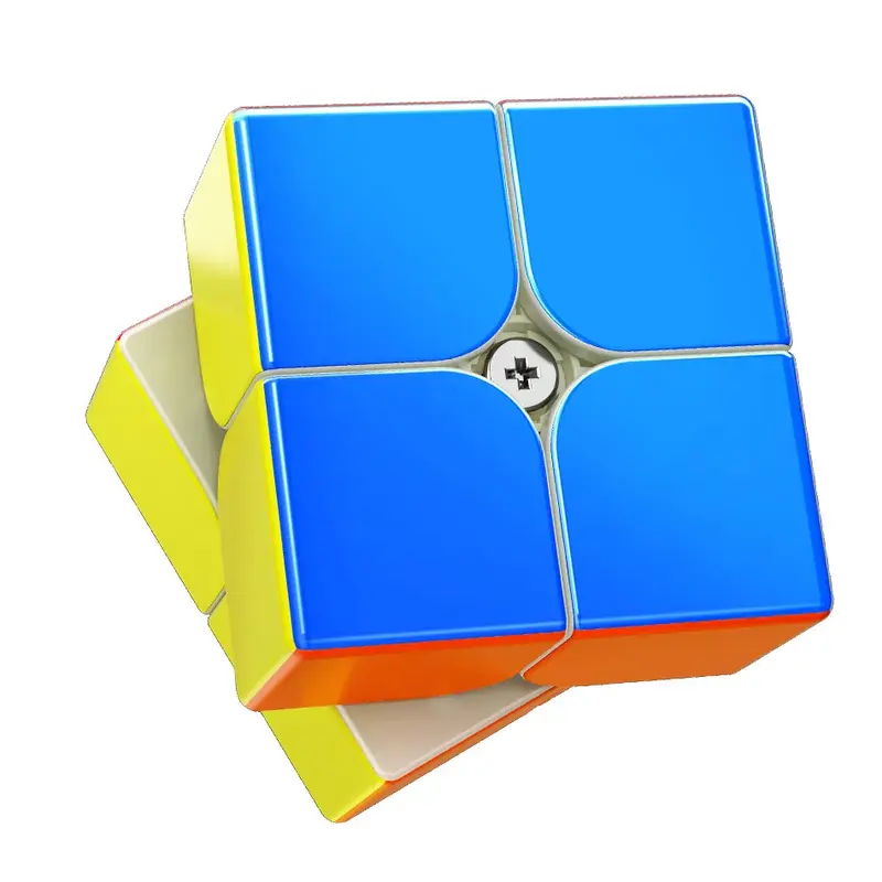 MOYU-Cube Magique de Vitesse Magnétique, Sans Autocollant, Jouets Professionnels, Puzzle, RS2M 2022 V2 M