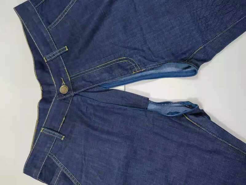 Open-Seat Pants Invisible Zipper Car Driver's Love Summer Thin Denim Shorts Men's Jeans Shorts Elastic Straight Fifth Jeans