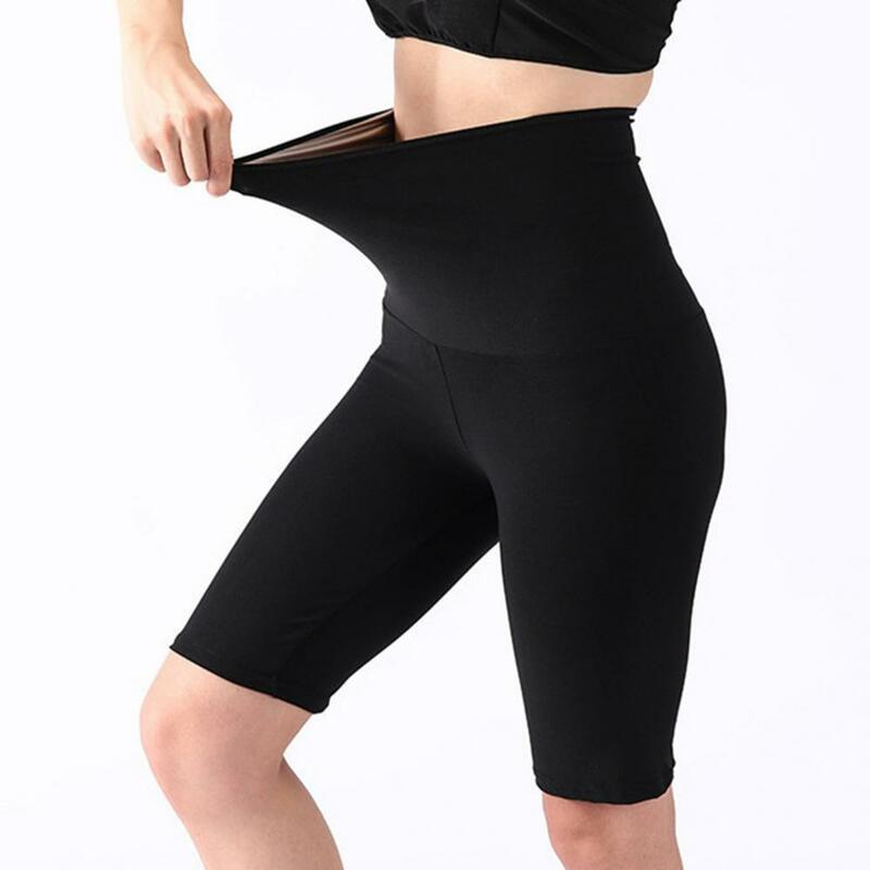 Celana Keringat Pinggang Tinggi Wanita Legging Pelangsing Pembentuk Tubuh Yoga Olahraga Fitness