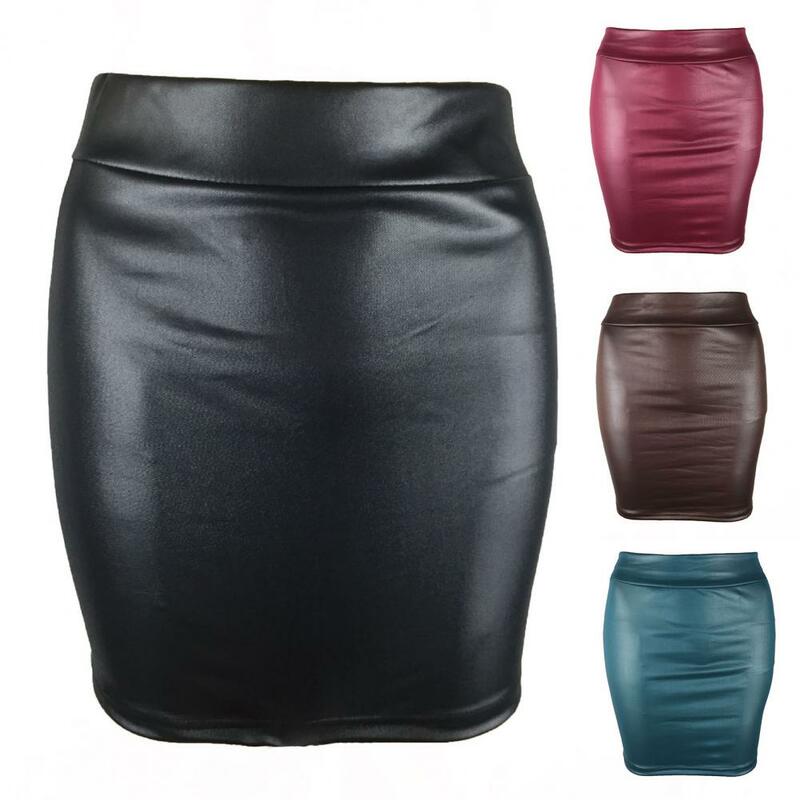 Trendy Bodycon Skirt High Waist Dressing Super Soft Adult Above Knee Bodycon Skirt