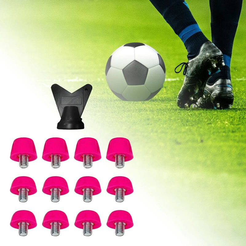 12x Football Boot Studs Portable M5 7mm 10mm Track Shoes Spikes for Competition Training Athletic Sneakers Indoor Outdoor Sports