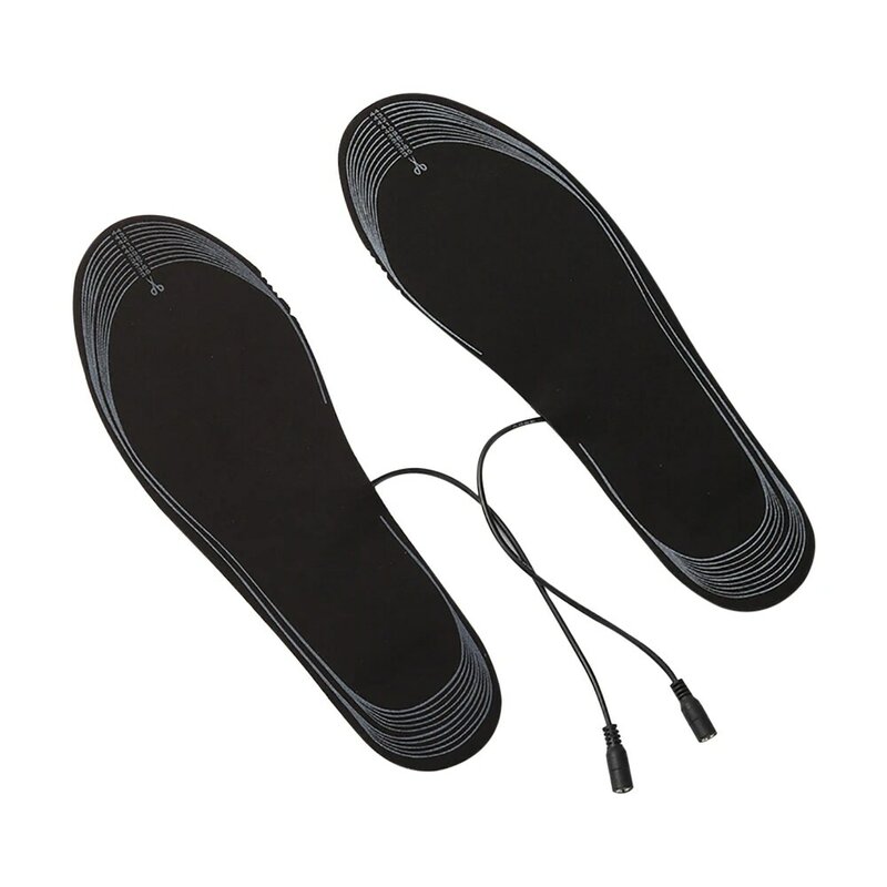 Cutting USB Heated Electric Insole Washable Heating Insole Charging Heating Foot Warmers for Both Men and Women Warming Pad Mat