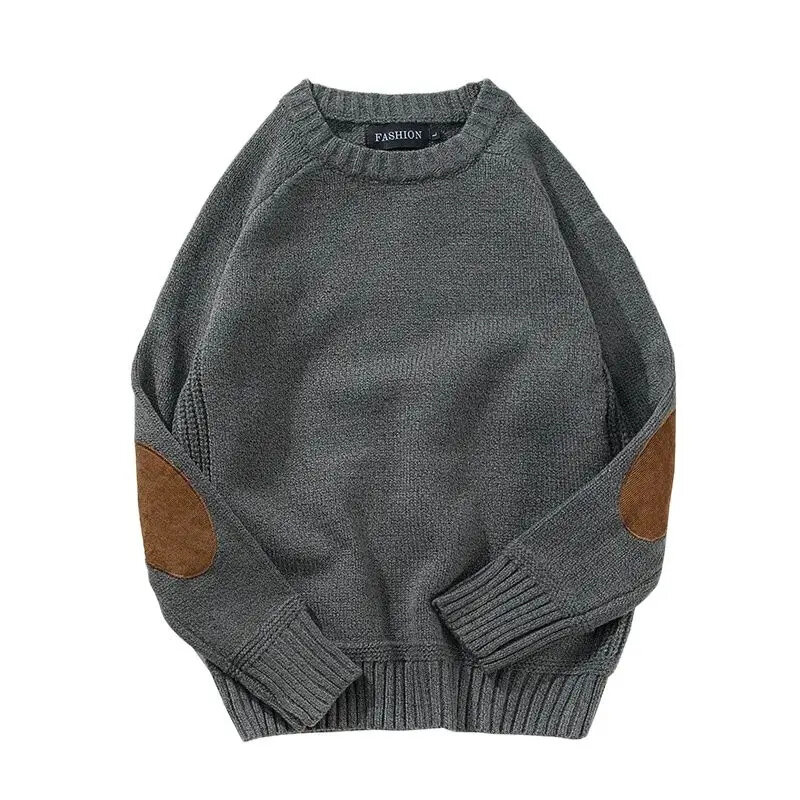 2024 New Casual Pullover Hombre Fashion Sweater Men Warm Solid High-Quality Wool Spring Autumn Long Sleeve Male Fit Youth O-Neck
