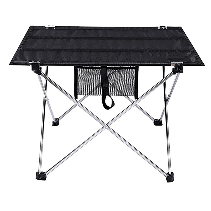 Mesa de acampamento dobrável portátil ultraleve, Compact Roll Up Tables, Bolsa de transporte para exterior, caminhadas, piquenique