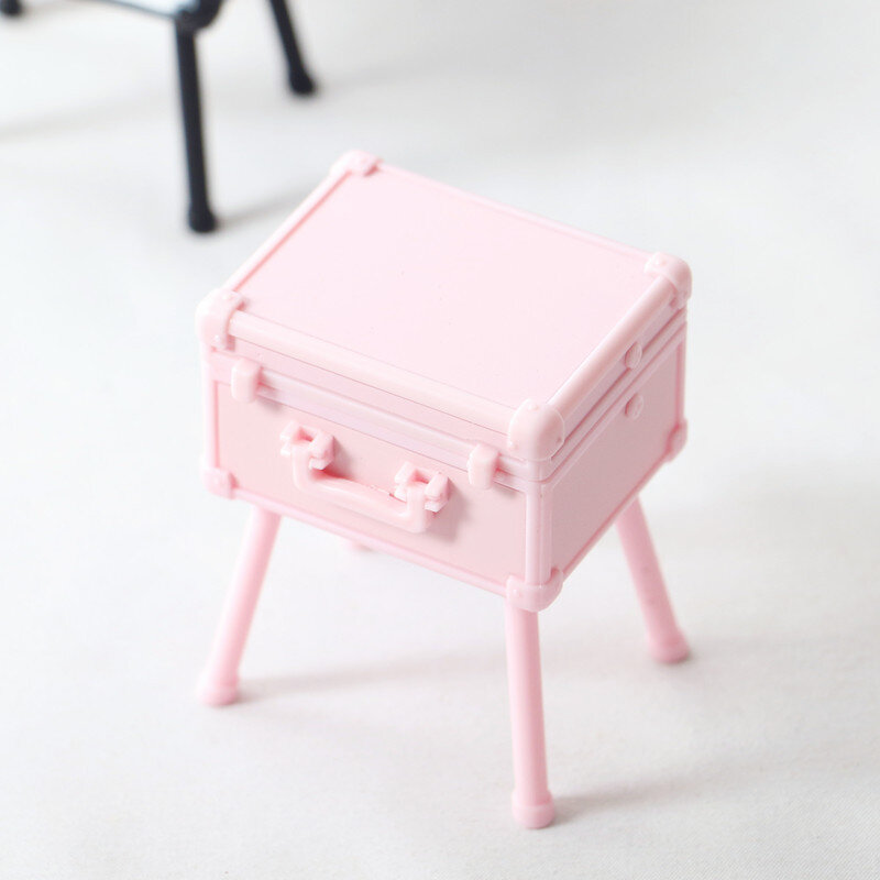 1:12 dollhouse miniture caso cosmético modelo quarto decoração acessórios casa de bonecas em miniatura crianças quarto brinquedos