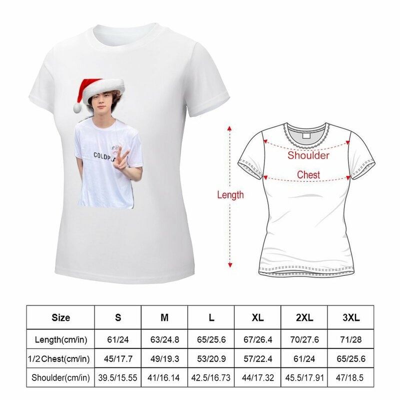 Astronaut Ready For The Holidays T-shirt lady clothes plus size tops Female clothing tshirts for Women