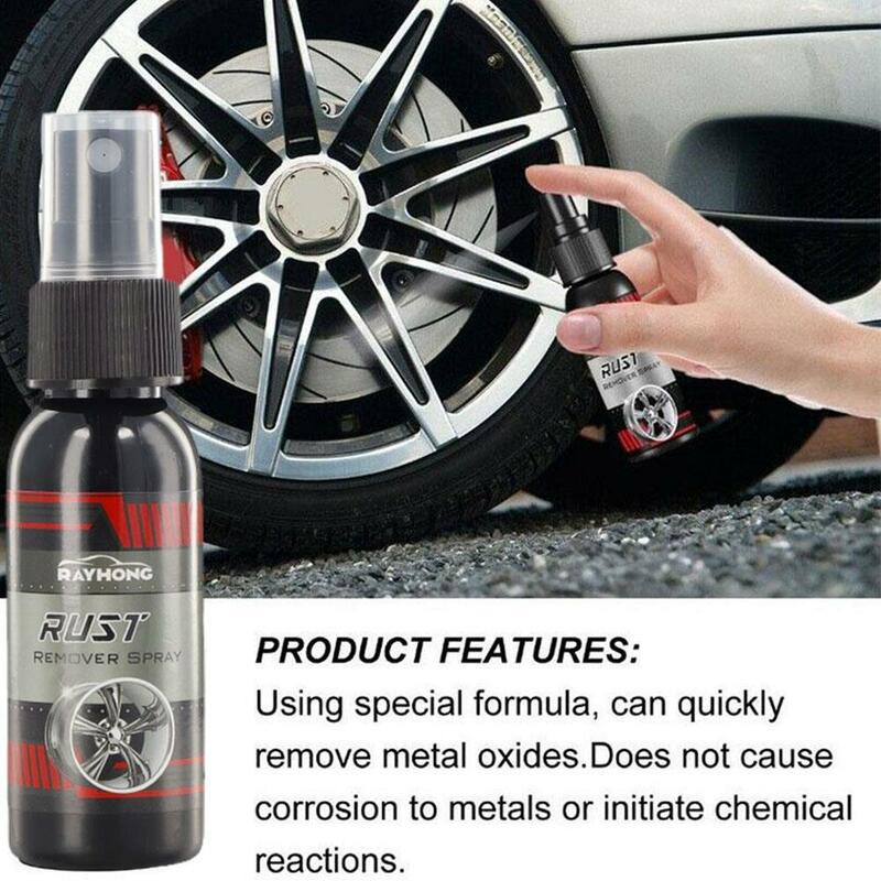 30ml Universal Automobile Rust Inhibitor Instantly Removes Rust In 1 Spray Restore Shine Prevent Rust From Developing Again