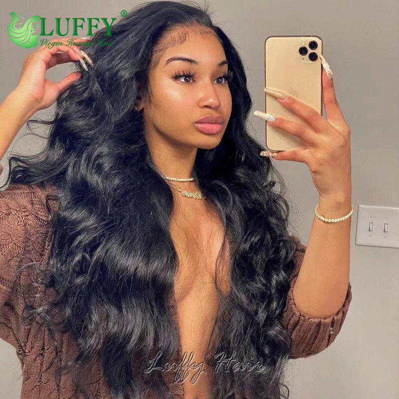 Body Wave 360 HD Lace Wig Human Hair Pre Plucked Brazilian Hair Transparent Lace Frontal Wig 13x6 HD Lace Front Wigs For Women