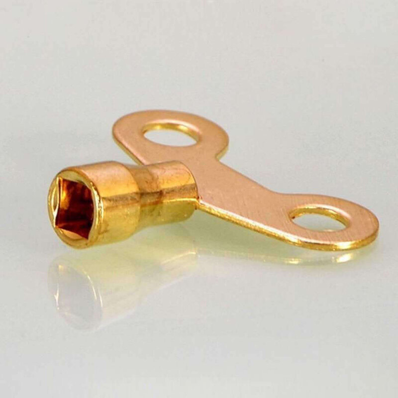 1 Unidad 6*6mm agujero tono dorado Metal Válvula de grifo de agua perilla interruptor llave de grifo