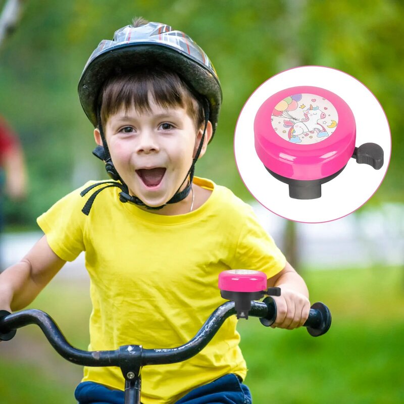 Велосипедный колокольчик Единорог горный велосипед кольцо для велосипеда яркий велосипедный колокольчик безопасность лампа для велосипеда велосипедные аксессуары для девочек