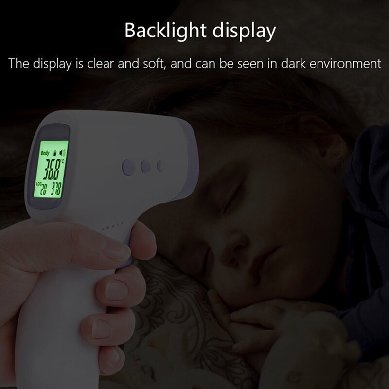 Termômetro digital infravermelho sem contato para bebê e adultos, ferramenta médica, medida de temperatura corporal