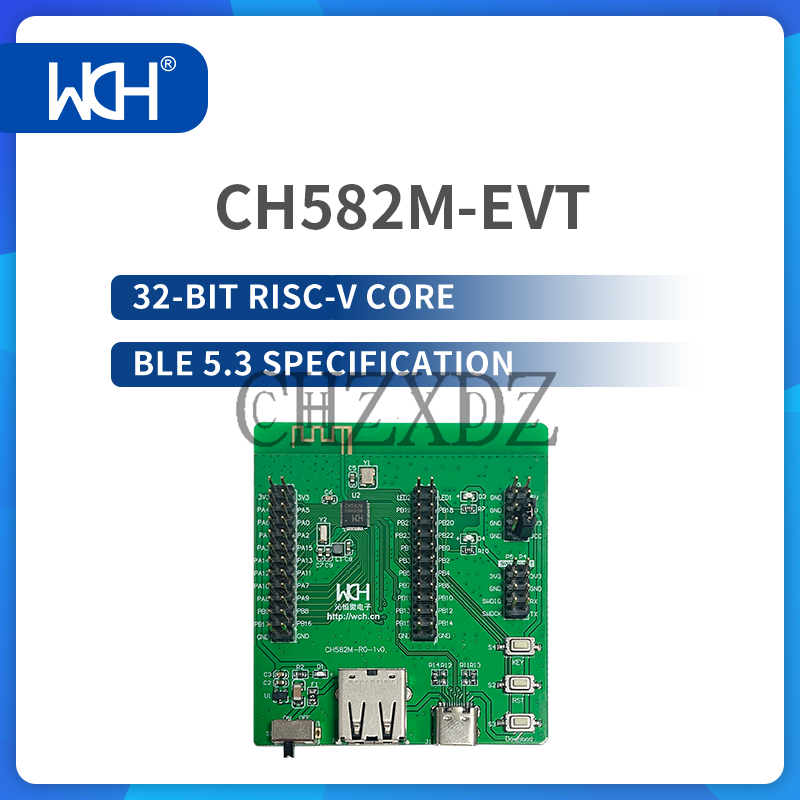 2 Stks/partij Ch 582M/Ch 583M Evaluatiebord 32-Bit RISC-V Core Ble 5.3 Specificatie