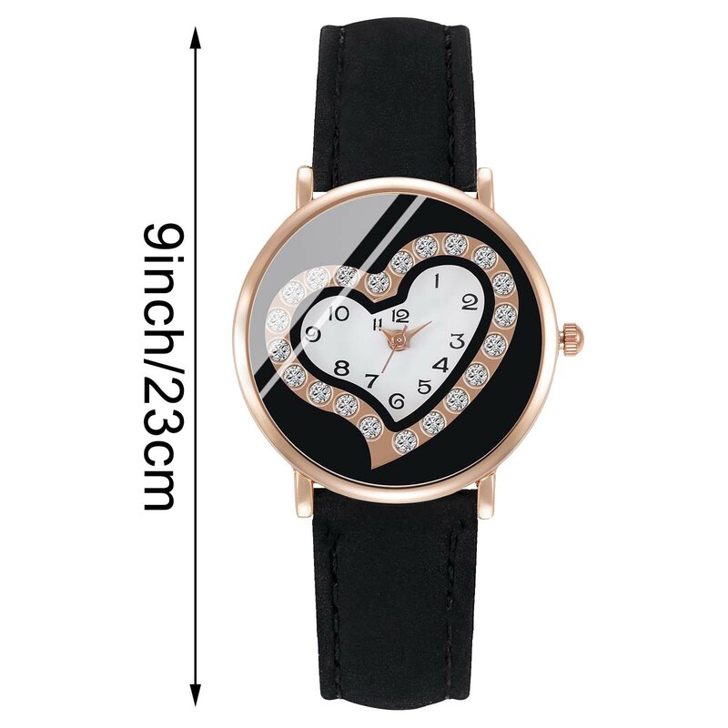 Jam tangan wanita, jam tangan perempuan elegan tali kulit, arloji Quartz Analog, tali kulit, jam tangan wanita elegan, untuk hadiah
