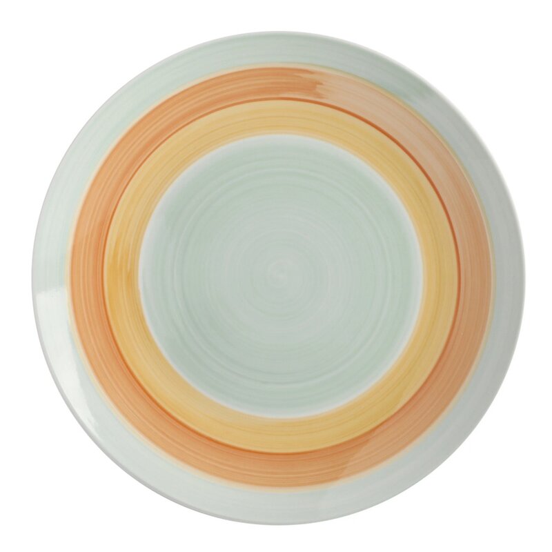 Home Vintage Stripe 12-Piece Porcelain Dinnerware Set by Miranda Lambert