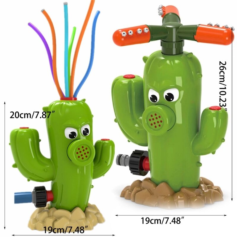 Arroseur d'eau en forme de Cactus vert pour enfants arroseur d'eau extérieur pour jardin enfants eau divertissement jeu d'été