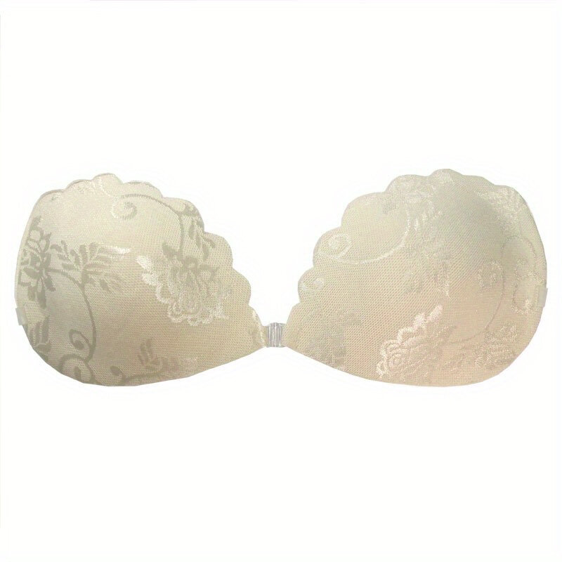 Floral Lace Adhesive Nipple Covers: Elegant Invisible Lift & Support for Strapless Dresses - Perfect Feminine Gift