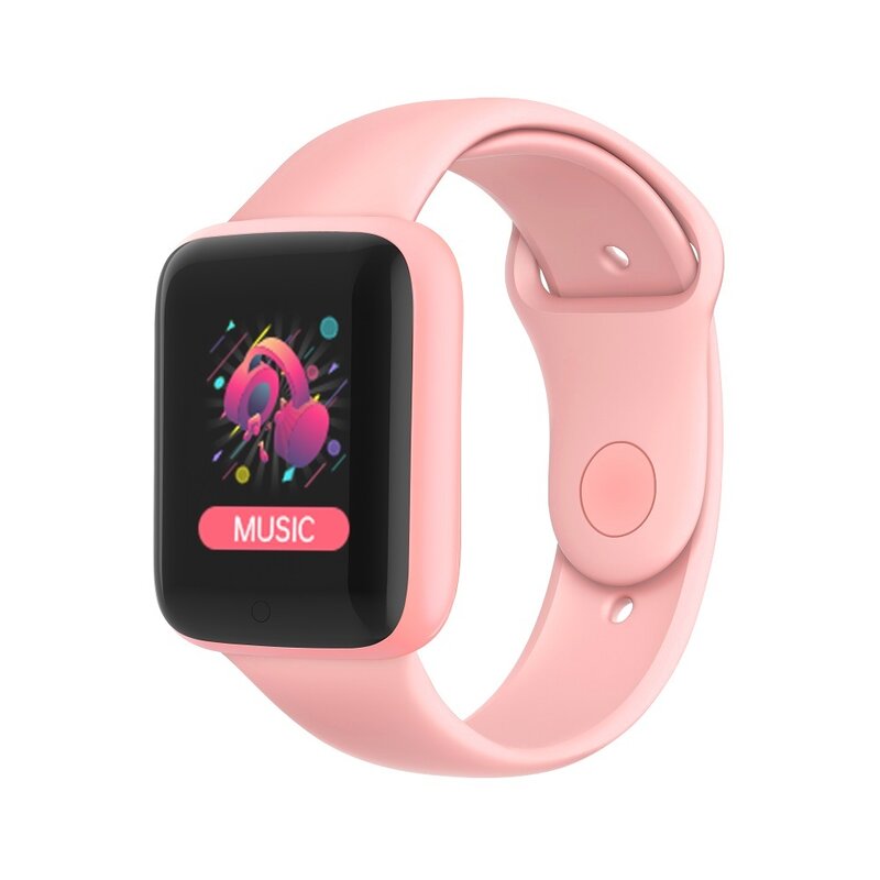 Połączony zegarek dziecko dziecięcy Smart Watch opaska monitorująca aktywność fizyczną pulsometr sportowy kobiety bransoletka Y68 dzieciak chłopiec prezenty dla dziewczyn