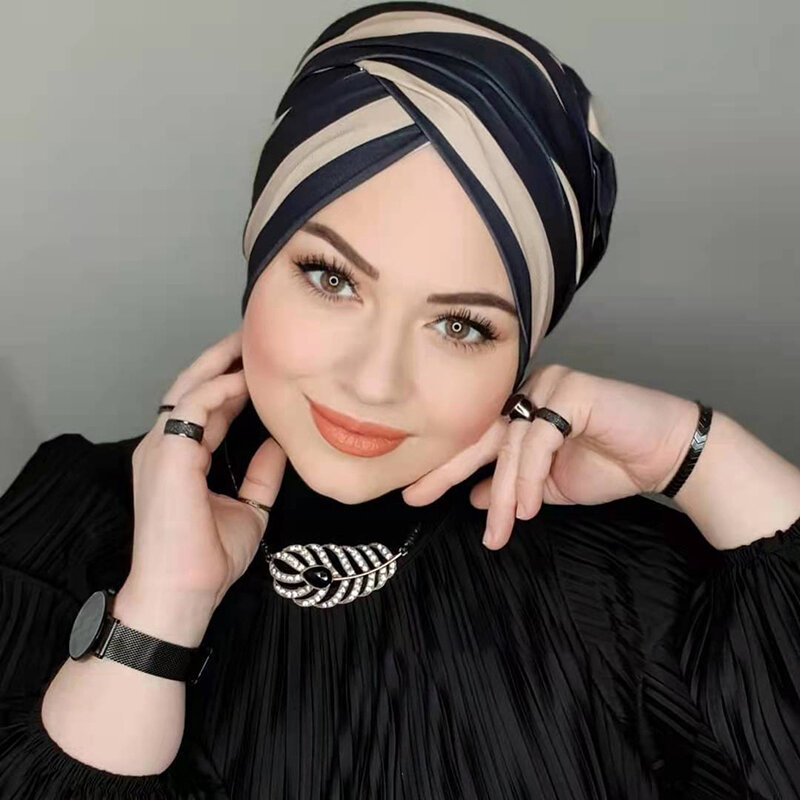 chapeau africain femme epingle hijab hijab à enfiler Abayas – Robe de luxe en Viscose, chapeau modeste, Hijab pour femmes, en mousseline de soie, pour Ramadan, écharpe en Jersey, Robe musulmane, décoration islamique