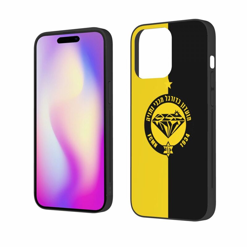 Maccabi Netanya Case for iPhone 15 14 11 Pro Max 13 12 Mini XR XS X 8 7 6 6S Plus Soft Silicone Shockproof Cover