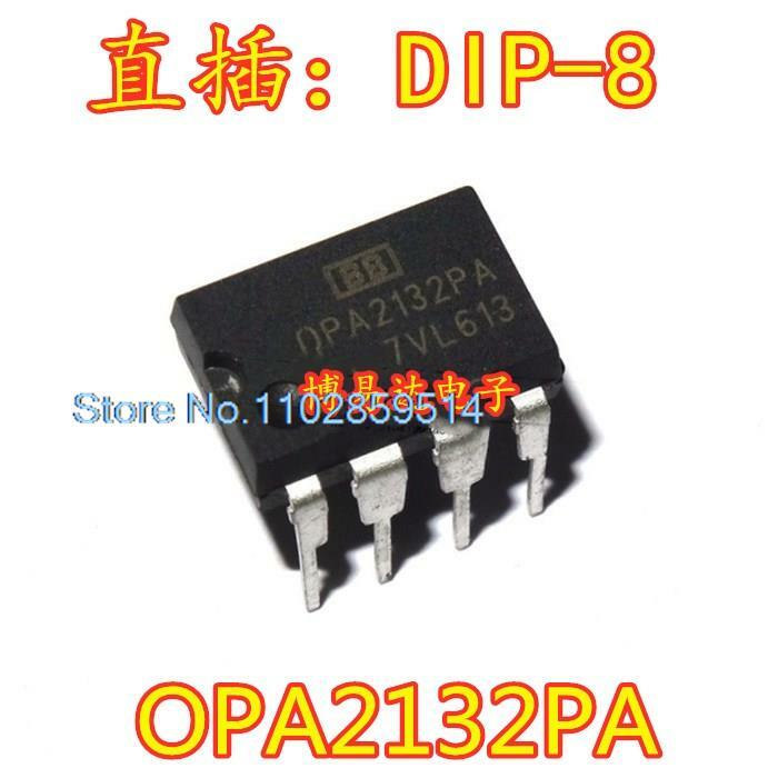 10 unidades/lote OPA2132PA OPA2132 DIP-8