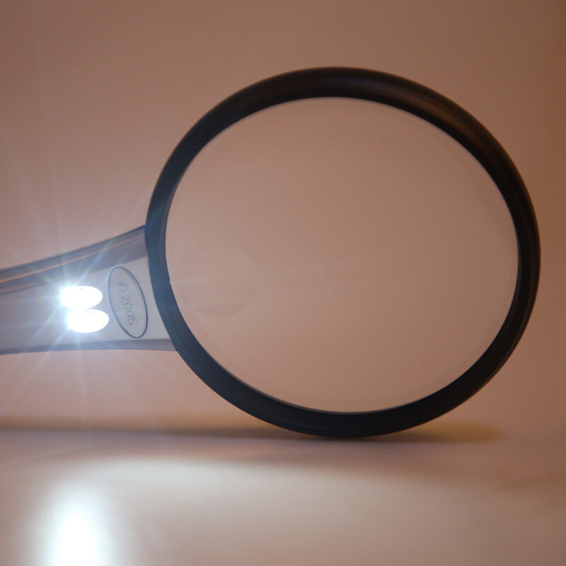 Agnicy HD Lesen Lupe Glas Licht 4/12X85mm Kind Mutter Objektiv Ältere Studenten Lesen Lupe Glas