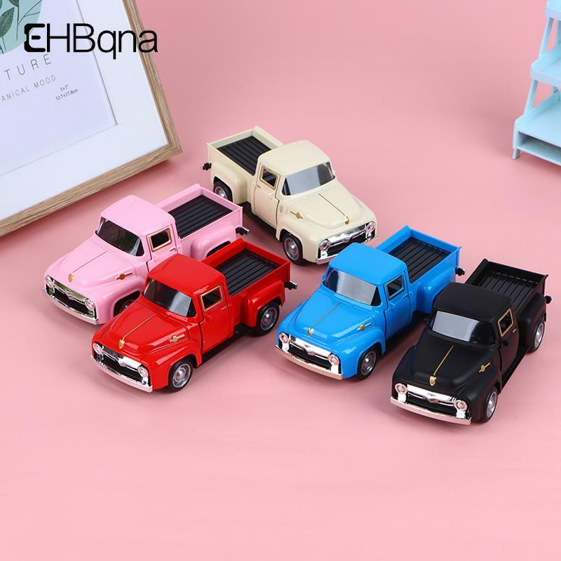Classic Pickup Car 1/32 Scare Model Simulation Alloy Diecasts Pull Back Vehicle Toy For Boy Kids Collection