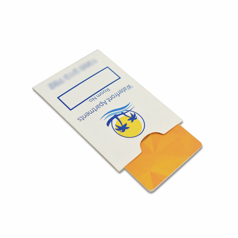 Manicotto della carta del titolare della carta di credito rfid di dimensioni personalizzate di vendita calda con logo personalizzato