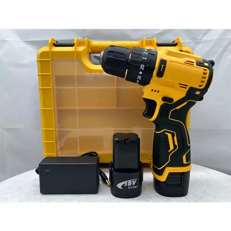 Foreign Trade 16.8V Lock and Load Spray Lithium Battery Brushless Impact Electric Drill Rechargeable