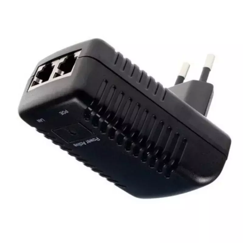 DC48V 0.5A 24W POE Power Supply Plug Injector Spliter untuk CCTV IP kamera Ethernet Switch Adapter Monitoring Bridge Power Supply