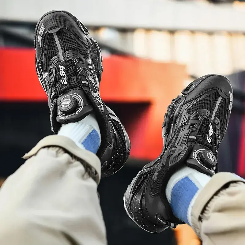 Sepatu pria Sneakers pria sepatu kasual tenis sepatu mewah Trainer Race Lace-free sepatu fashion sepatu sepatu lari untuk pria