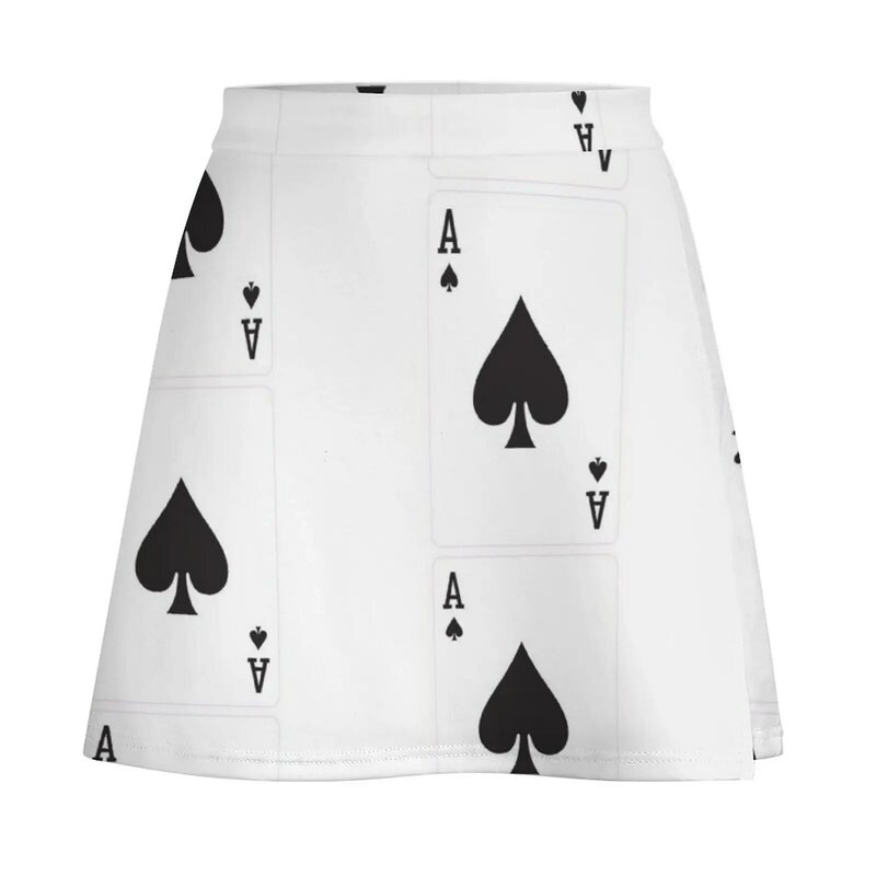 spades (?)A Mini Skirt extreme mini dress korean clothes ladies
