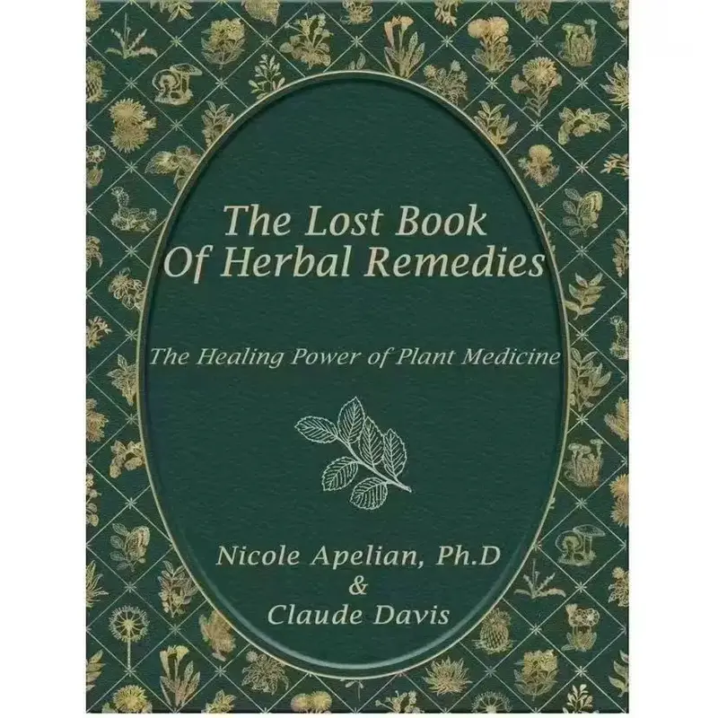 الكتاب المفقود قوة الشفاء للطب النباتي ، الكتب الإنجليزية الملونة ذات الظهر الورقي