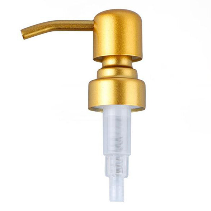 Stainless Steel Pump Head Push Type Lotion Pump Head 28/400 Thread Press Head Bathroom Products Accessories And Parts