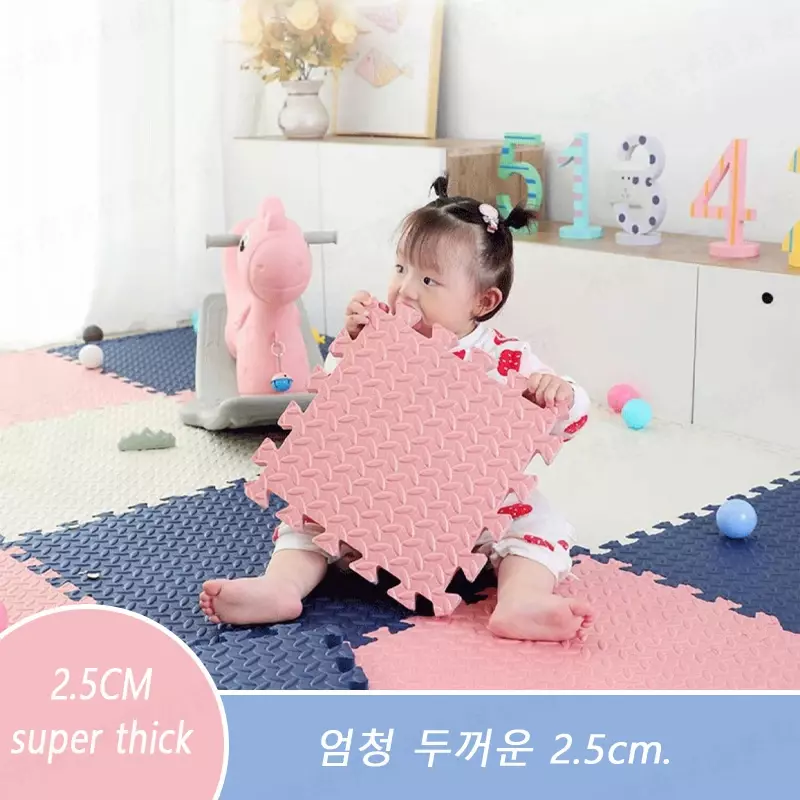 Exclusive To Brazil 8Pieces 30×30×2.5cm Protect Your Baby's Kids Toys Play Mats Puzzle Mat Environmental Protection Splicing Pad
