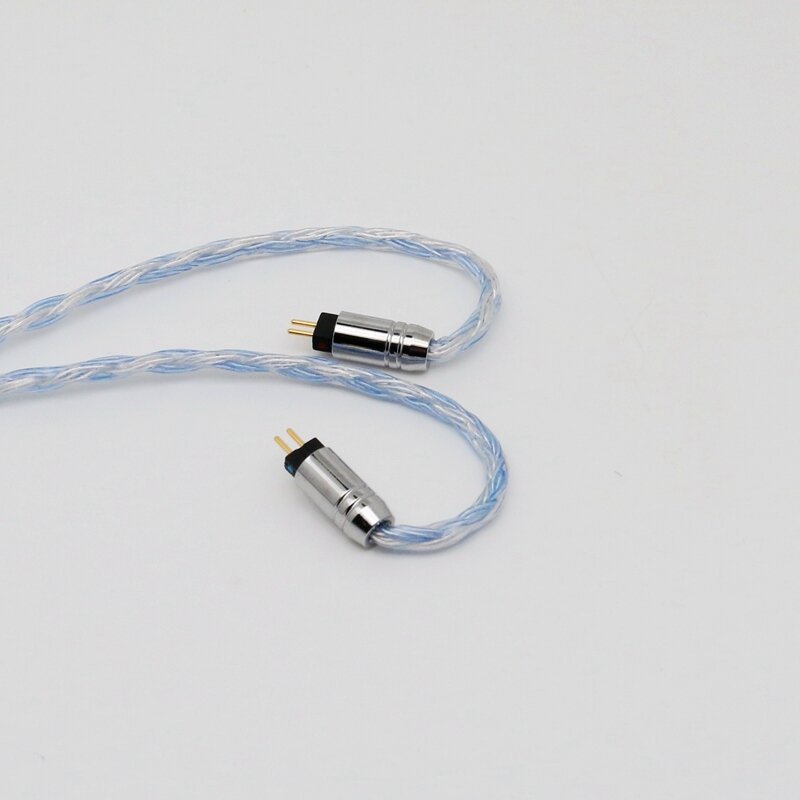 ivipQ-526 24-rdzeniowy posrebrzany kabel do aktualizacji słuchawek, z/QDC/MMCX/Recessed2PIN/3,5/4,4/dla LZ A7 ZSX C12 V90 NX7MK4/BL-03