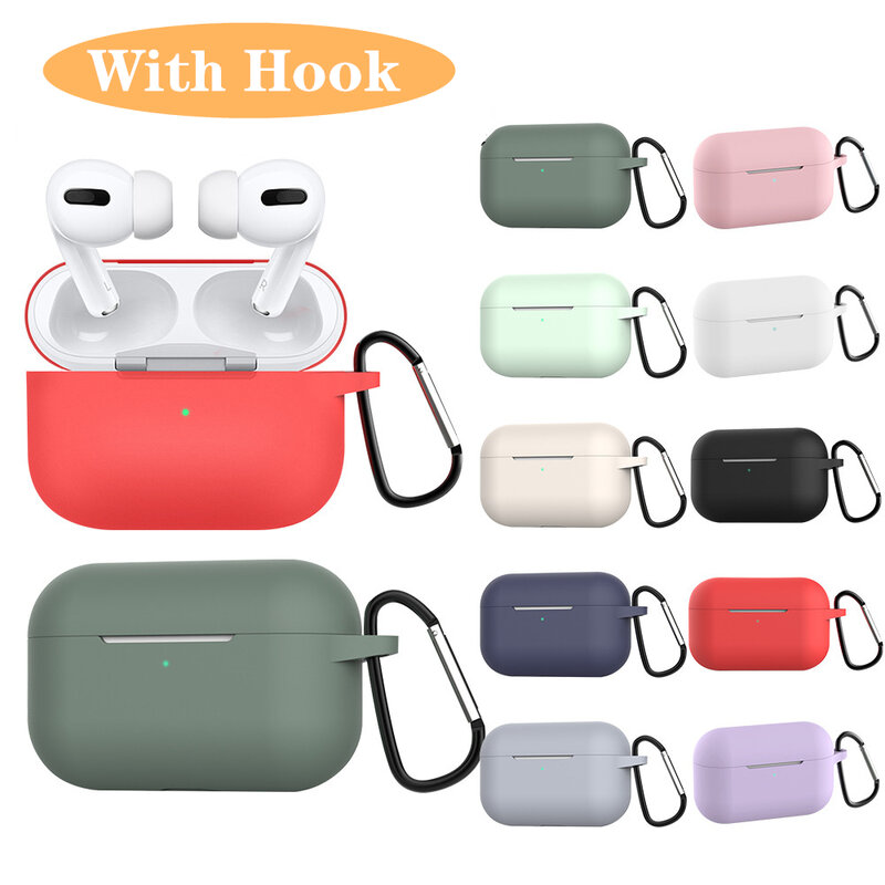 Silicone Cover Case For apple Airpods Pro Case Air Pods 3 Bluetooth Case Protective For Air Pod Pro 3 Earphone Accessories