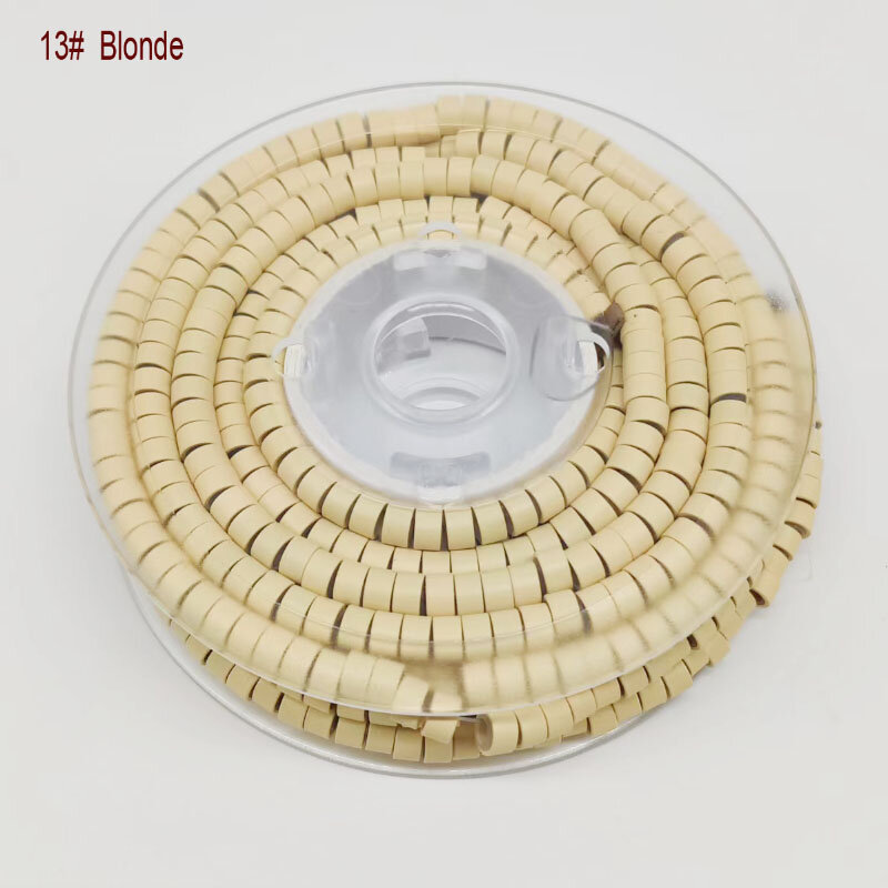 1000Pcs 4.0*2.0*2.7MM Pré-Carregado Silicone Alumínio Micro Anéis Links Beads Ferramentas de Extensão do Cabelo Made Easi Loop Hook Plier