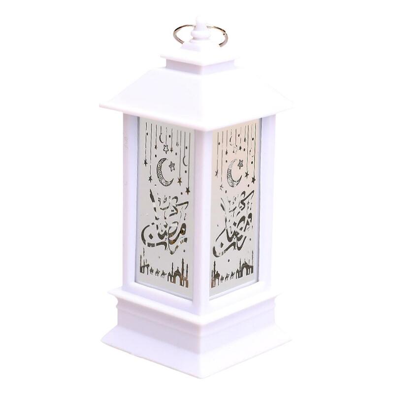 Eid Mubarak Led Lantern Ramadan Lamp Table Decor Gifts Muslim Decoration Ornament Centerpiece Islamic Party Decorative Fest Z7i8