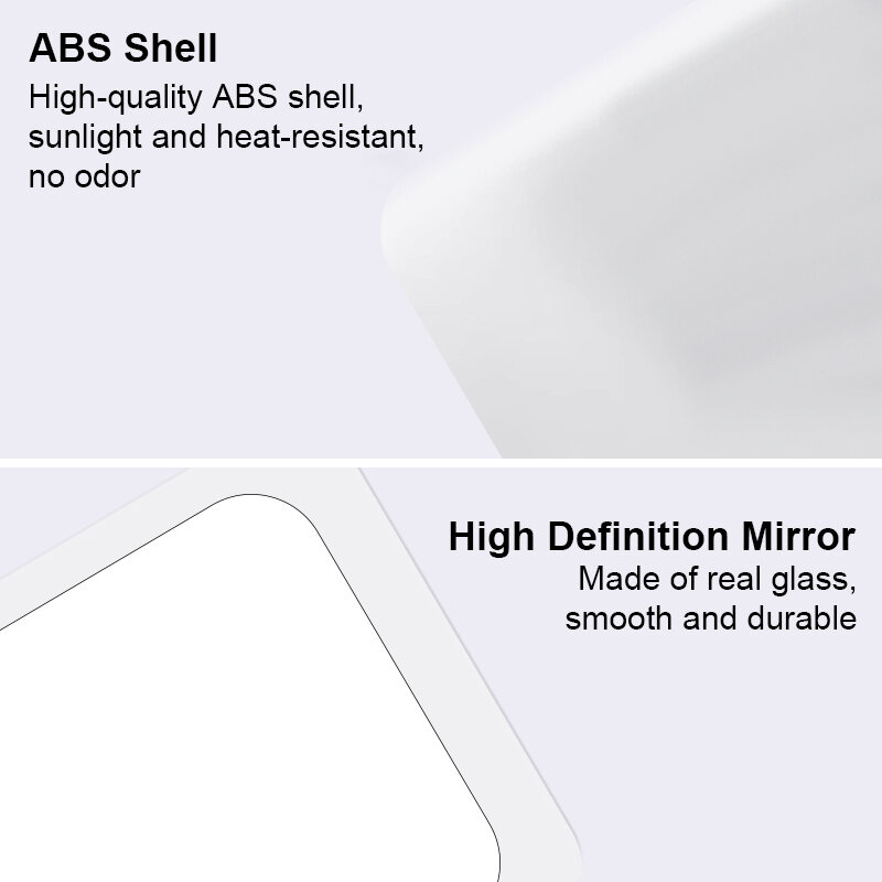 Specchio per il trucco a LED per Auto regolazione a 3 colori piastra per visiera parasole specchio posteriore interno Touchscreen dimmerabile specchio per il trucco automatico