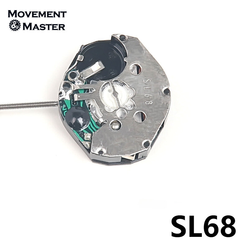 SL68 무브먼트 캘린더 프리 3 핀 쿼츠 시계, 무브먼트 워치 코어 액세서리