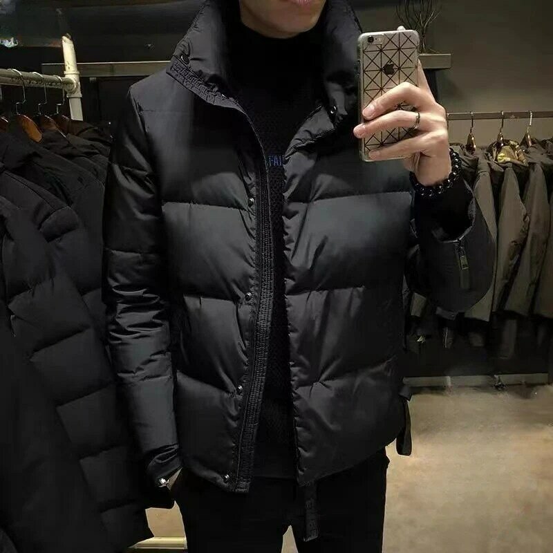 down Cotton-Padded Coat Men Winter Sports Coat Men Autumn and Winter Coat Thickened Padded Jacket Bread Coat