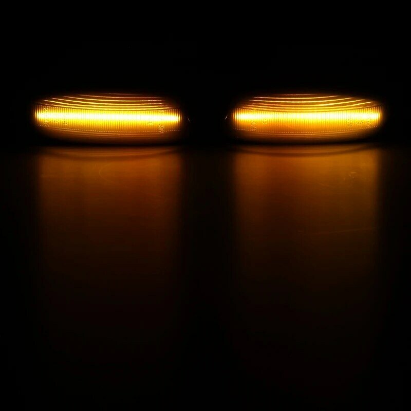 1 par de carro led lado marcador luz sinal volta lâmpada repetidor indicador para suzuki swift/volvo/subaru impreza/mazda/peugeot