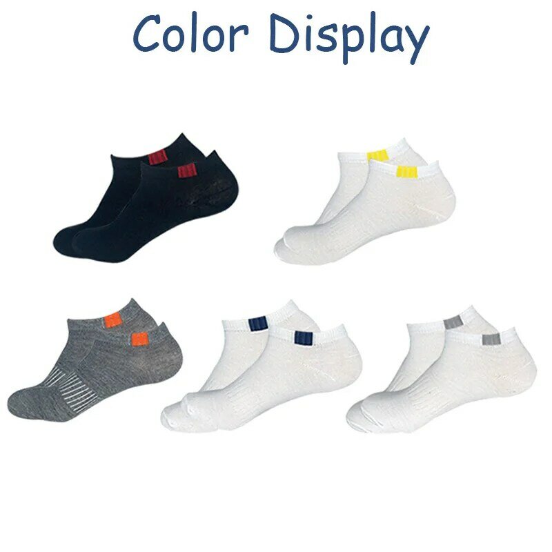 50 Pairs of Summer Men's Socks Fashion Breathable Ankle Socks Casual Men's Large Size EU 38-47 Hot Sale