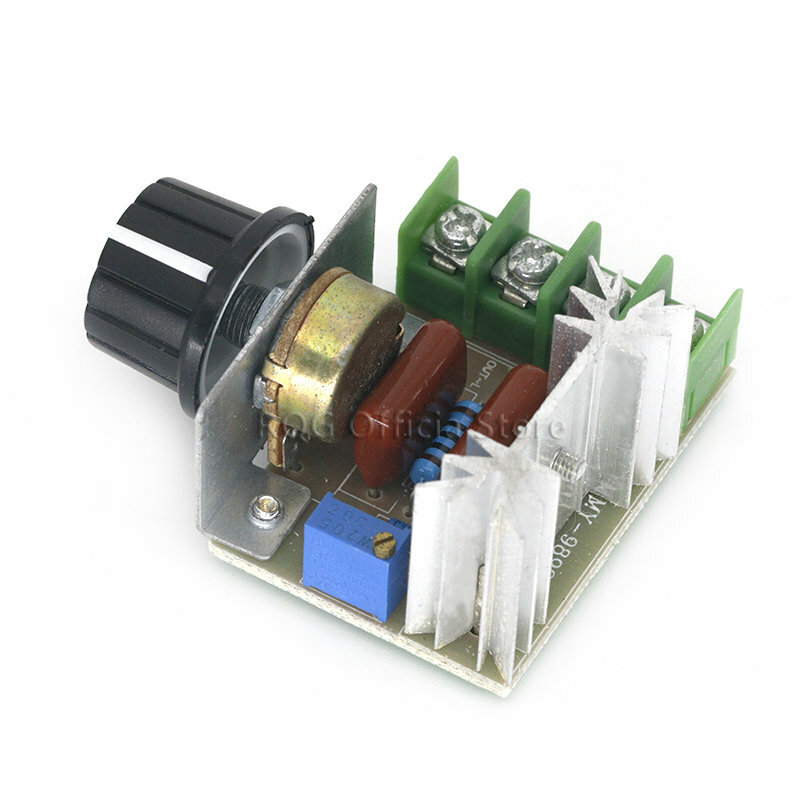 Regulador de voltaje SCR AC 220V 2000W, atenuadores de atenuación, controlador de velocidad del Motor, termostato, módulo regulador de voltaje electrónico