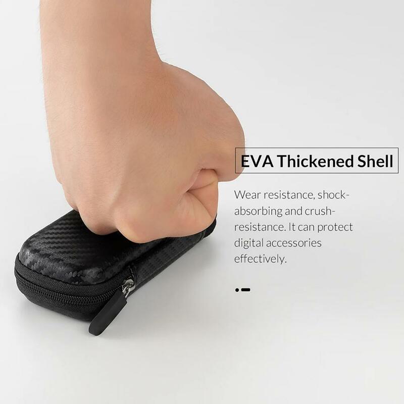 모바일 하드 드라이브 케이스 EVA 하드 쉘 충격 방지 방진 HDD 보관 가방, 하드 지퍼 디스크 정리함 운반 보호대 가방